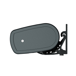 Store banne coffre SUZY 5,00x3,50 M – Motorisé Secours à Télécommande – Armature : Gris anthracite – Toile : Gris foncé S128 INT 2