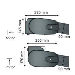 Pergola toile PYRITE – 4,00x4,00 M – Motorisé secours à télécommande + Coffre LED + Lambrequin INTERSUN - 1 2