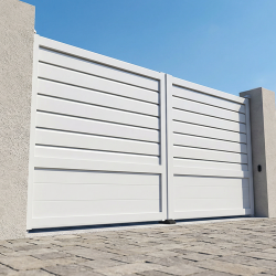 Portail double battant...