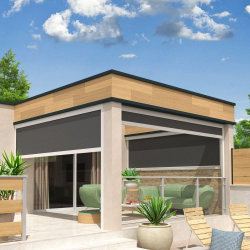 Coffre à coulisses pour pergola LOLITE – 2,50x2,50 M INTERSUN - 1 2