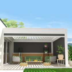 Coffre à coulisses pour pergola SPINELLE et HYLIA – 2,50x2,50 M INTERSUN - 1