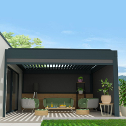 Coffre à coulisses pour pergola SPINELLE et HYLIA – 3,50x2,50 M INTERSUN - 1