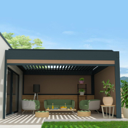Coffre à coulisses pour pergola SPINELLE et HYLIA – 4,00x2,50 M INTERSUN - 1